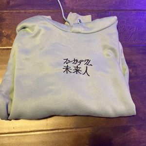 Romwe sweatshirt // color green // size medium